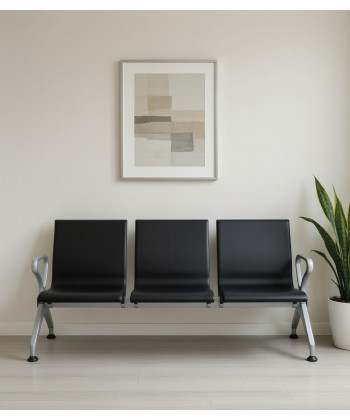 【Bancada asiento y respaldo metálico BLORIS 3P】