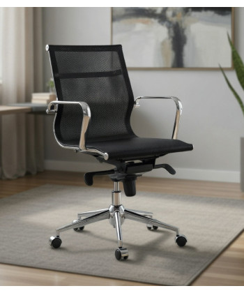 ▷ Comprar Sillón giratorio de respaldo medio BERVAN G-M