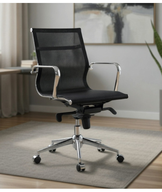 ▷ Comprar Sillón giratorio de respaldo medio BERVAN G-M