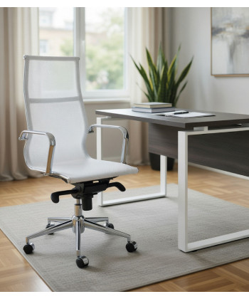 【Sillón giratorio de respaldo alto BERVAN G-A】Mejor Calidad y Precio