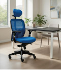 【Sillón giratorio respaldo en malla BRISTON CG】Mejor Calidad y Precio