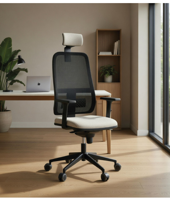 【Sillón giratorio, con cabezal y brazos GALA】Mejor Calidad y Precio