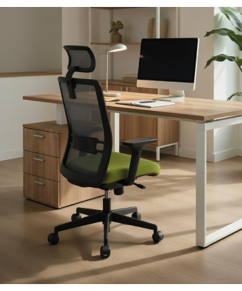 Silla de oficina EVOS CABEZAL BLACK- Mejor calidad y precio.