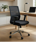 【Silla giratoria con respaldo alto de malla  NELIA】Mejor Precio