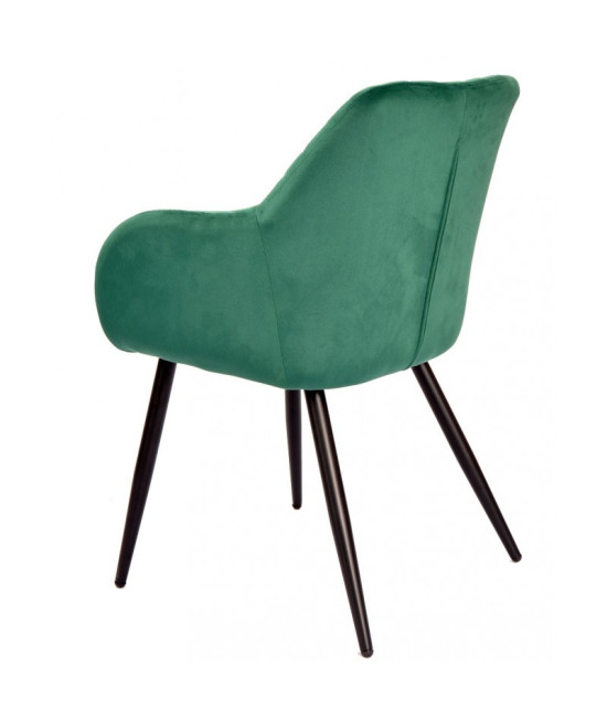 Comprar butaca Rolando para sala de espera en metal y tapizado velvet