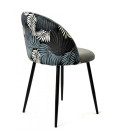Silla de diseño, tapizada en terciopelo Velvet, FLORAL. Mejor calidad