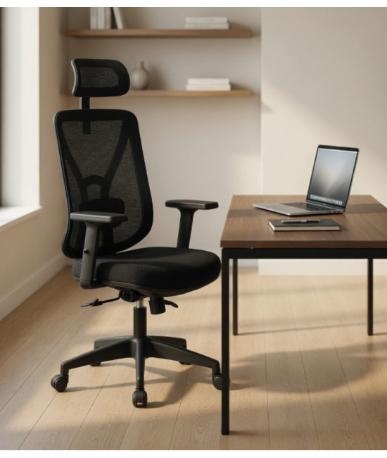 Silla de oficina, con respaldo alto, CLISSON. Mejor calidad y precio