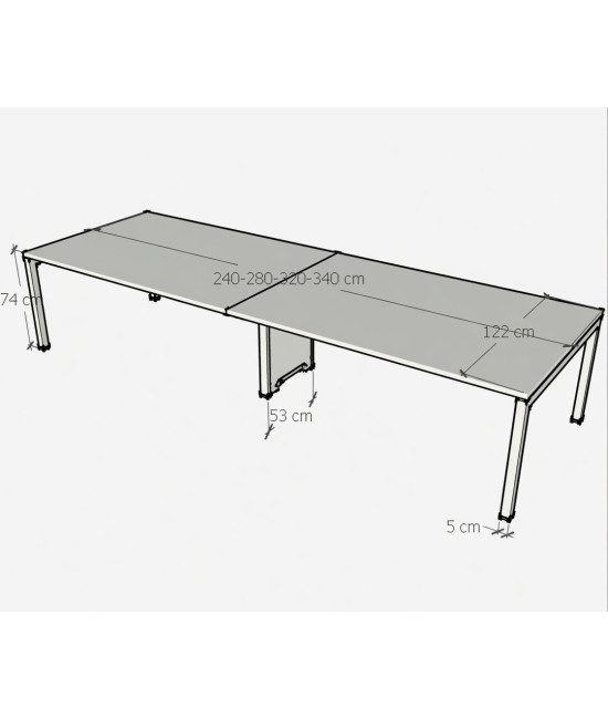 Mesa de reunión SERIE 6000- Mejor calidad y precio