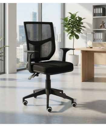 Silla giratoria con brazos fijos RIOMAR GN