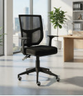 【Silla giratoria con brazos fijos RIOMAR GN】Mejor Calidad y Precio