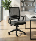 【Silla giratoria con brazos SYDARA GBN】Mejor Calidad y Precio