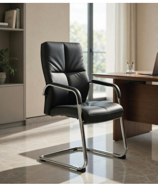 Comprar Silla confidente con brazos y base patí­n DURIAN