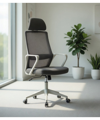 Silla de oficina, con cabezal, MARIO
