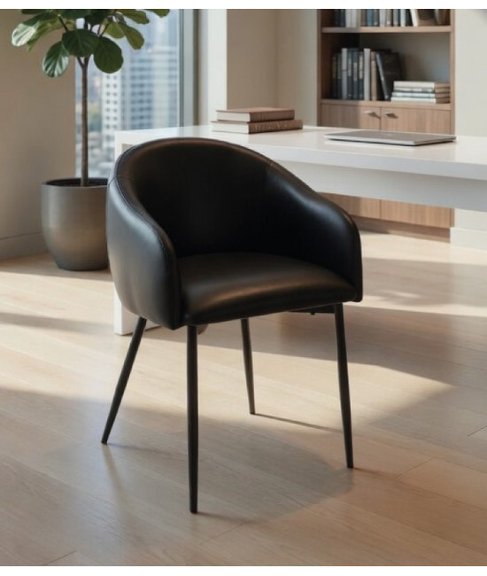 Sillón tapizado en similpiel PELAYO
