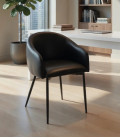 Sillón tapizado en similpiel PELAYO