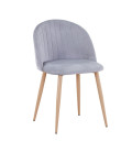 【Silla de metal tapizada en terciopelo VELVET 】Compra Mejor Precio
