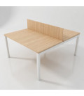 Mesa BENCH 2 LUGARES SÉRIE 6000 COM SEPARADOR