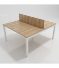 Mesa BENCH 2 LUGARES SÉRIE 6000 COM SEPARADOR