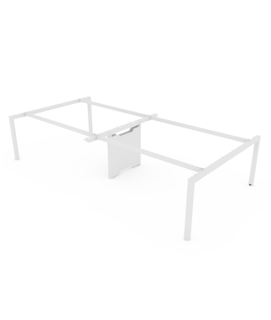 Mesa BENCH 4 PUESTOS SERIE 6000 SIN SEPARADOR. Mejor calidad y precio