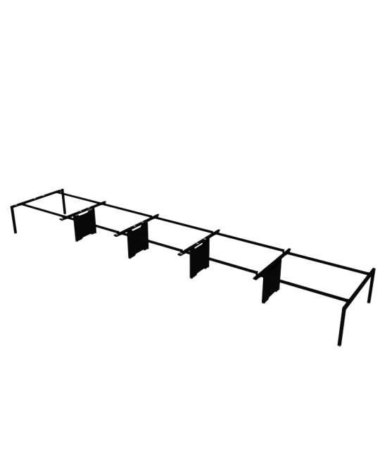 Mesa BENCH 10 POSTOS SÉRIE 6000 SEM SEPARADOR