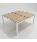 Mesa BENCH 2 LUGARES SÉRIE 6000 SEM SEPARADOR