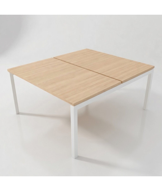 Mesa BENCH 2 PUESTOS SERIE 6000 SIN SEPARADOR