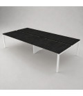 Mesa BENCH 4 PUESTOS SERIE 6000 SIN SEPARADOR. Mejor calidad y precio
