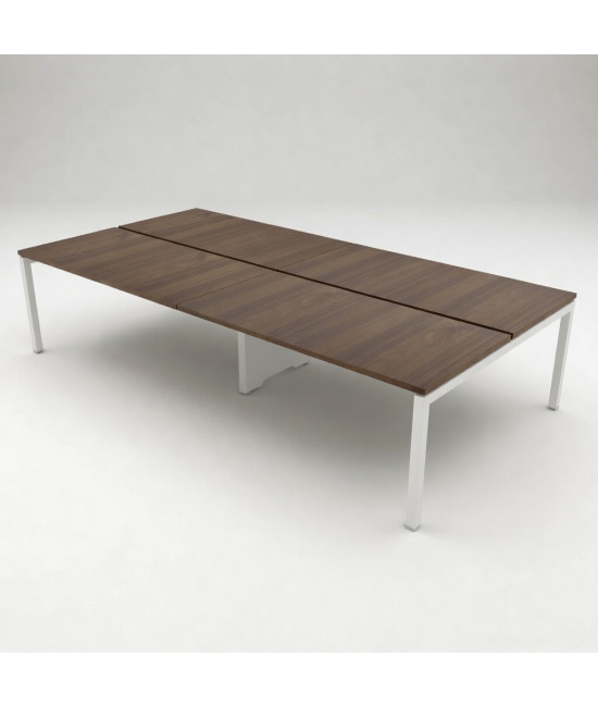 Mesa BENCH 4 PUESTOS SERIE 6000 SIN SEPARADOR. Mejor calidad y precio