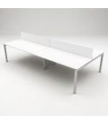 Mesa BENCH 4 LUGARES SÉRIE 6000 COM SEPARADOR