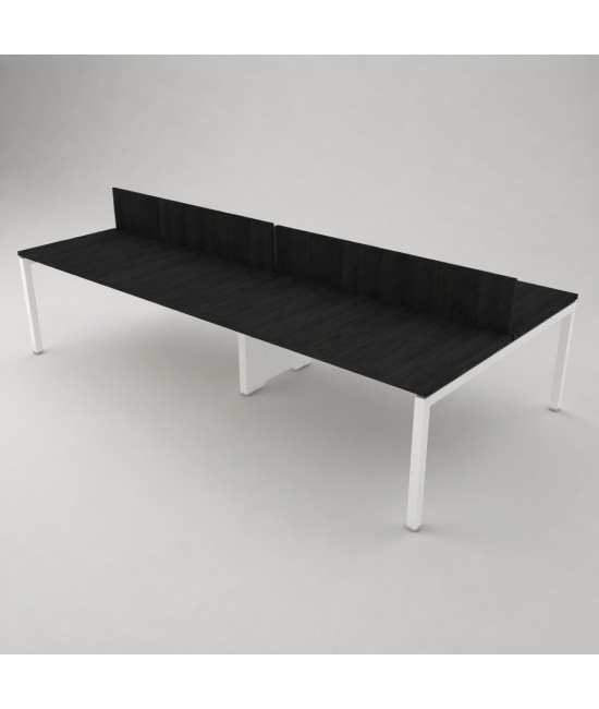 Mesa BENCH 4 LUGARES SÉRIE 6000 COM SEPARADOR