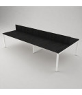 Mesa BENCH 4 PUESTOS SERIE 6000 CON SEPARADOR