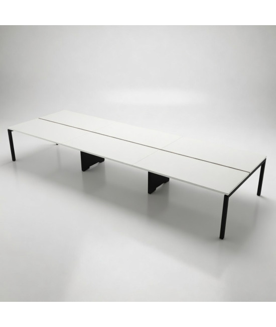 Mesa BENCH 6 LUGARES SÉRIE 6000 SEM SEPARADOR