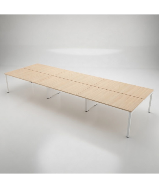 Mesa BENCH 6 LUGARES SÉRIE 6000 SEM SEPARADOR