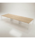 Mesa BENCH 6 LUGARES SÉRIE 6000 SEM SEPARADOR