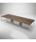 Mesa BENCH 6 LUGARES SÉRIE 6000 SEM SEPARADOR