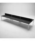 Mesa BENCH 6 PUESTOS SERIE 6000 CON SEPARADOR. Mejor calidad y precio.