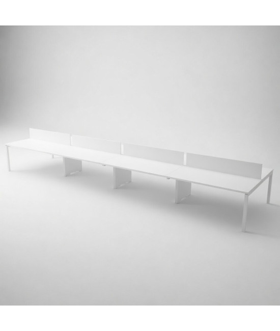 Mesa Bench 8 Postos Série 6000 com Separador – Melhor Qualidade e Preço