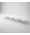 Mesa BENCH 8 PUESTOS SERIE 6000 SIN SEPARADOR
