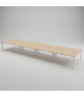 Mesa Bench 8 Postos Série 6000 Sim Separador – A melhor relação qualidade/preço do mercado.