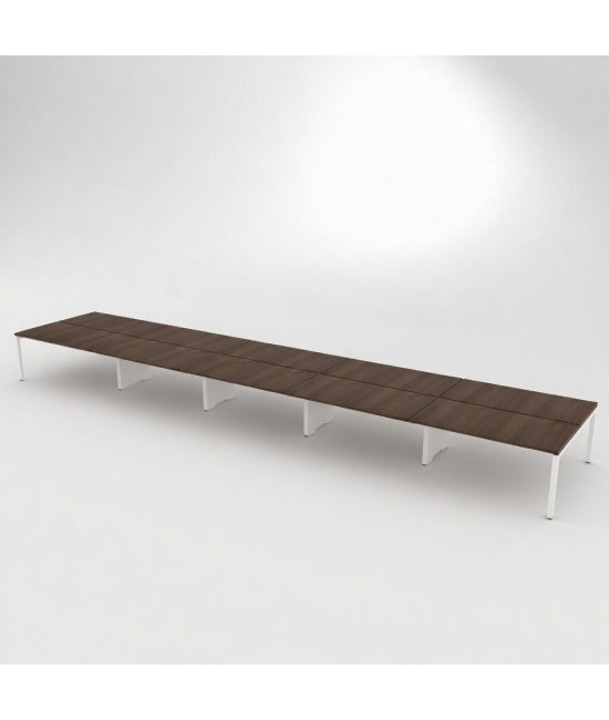 Mesa BENCH 10 POSTOS SÉRIE 6000 SEM SEPARADOR