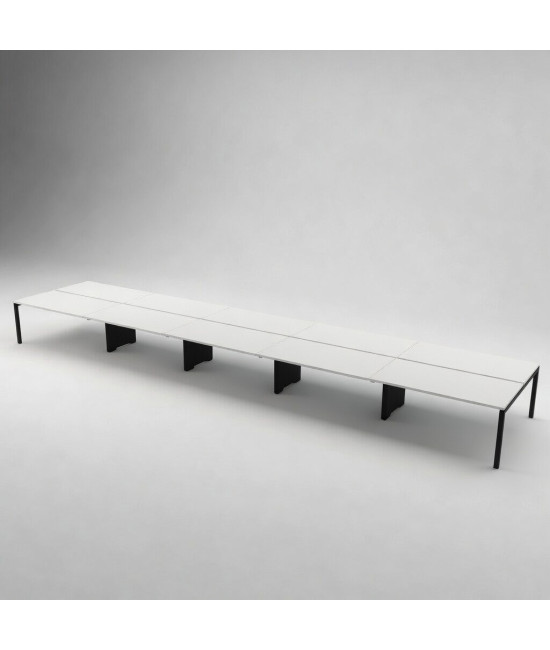 Mesa BENCH 10 POSTOS SÉRIE 6000 SEM SEPARADOR