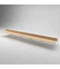 Mesa Bench para 10 Postos de Trabalho SÉRIE 6000 com Separador