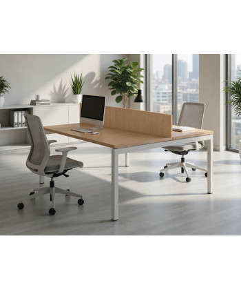 Mesa BENCH 2 LUGARES SÉRIE 6000 COM SEPARADOR