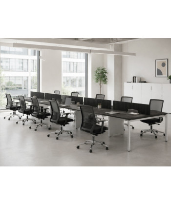Mesa Bench para 10 Postos de Trabalho SÉRIE 6000 com Separador