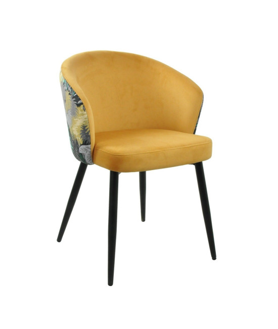 Silla de oficina, tapizada en velvet, LYDIA. Mejor calidad y precio
