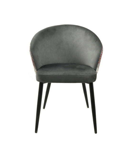 Silla de oficina, tapizada en velvet, LYDIA. Mejor calidad y precio