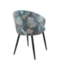 Silla de oficina, tapizada en velvet, LYDIA. Mejor calidad y precio