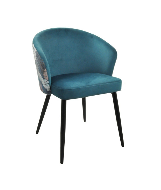 Silla de oficina, tapizada en velvet, LYDIA. Mejor calidad y precio