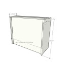 Mostrador New SY con mesa de trabajo | Oficit