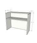 Balcão New SY com mesa de trabalho | Oficit